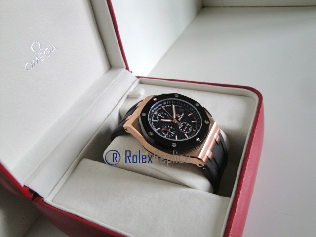 audemars piguet replica gommino rose gold black royal oak offshore imitazione copia - immagine 5
