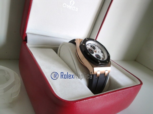 audemars piguet replica new gommino rose gold panda royal oak offshore imitazione copia - immagine 5