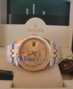 rolex replica datejust acciaio oro gold dial orologio imitazione