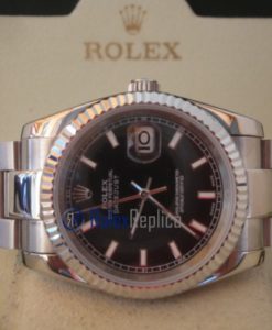 rolex replica datejust black barrette oyster orologio imitazione