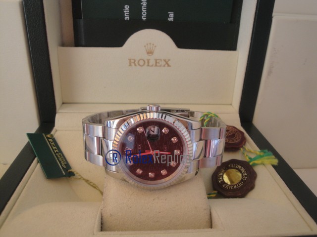 rolex replica datejust black centenario oyster orologio imitazione - immagine 8