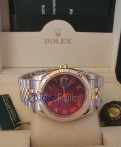 rolex replica datejust acciaio oro blu roman orologio imitazione