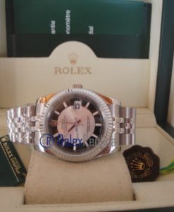 rolex replica datejust bicolor black orologio imitazione