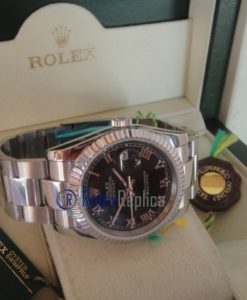 rolex replica datejust black roman oyster orologio imitazione