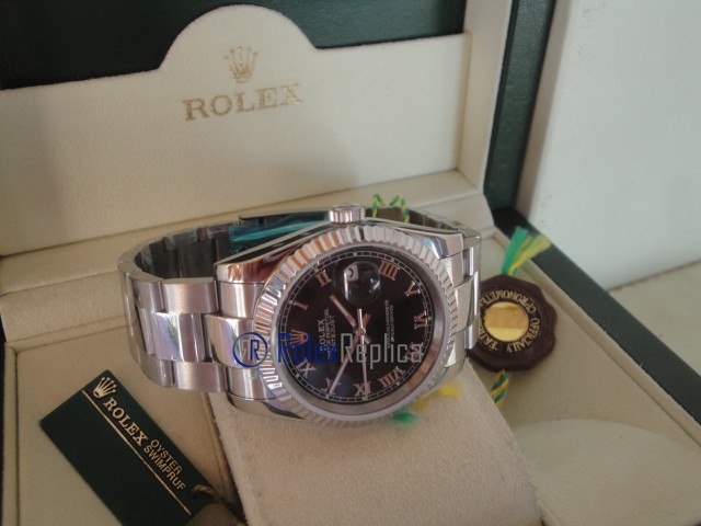 rolex replica datejust black roman oyster orologio imitazione