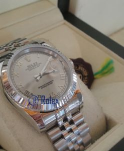 rolex replica datejust argento roman orologio imitazione