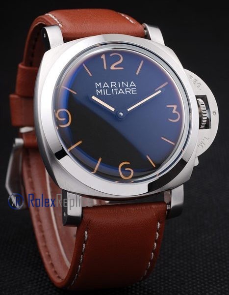 Panerai replica marina militare acciaio black dial imitazione copia