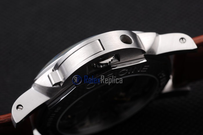Panerai replica marina militare acciaio black dial imitazione copia - immagine 10