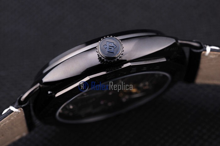 Panerai replica radiomir black seal pro-hunter pvd strip leather imitazione copia - immagine 11