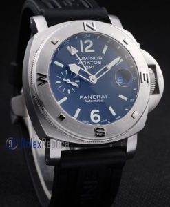 Panerai replica luminor GMT arktos acciaio strip rubber imitazione copia
