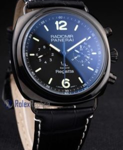 Panerai replica radiomir regatta pro-hunter pvd strip leather imitazione copia