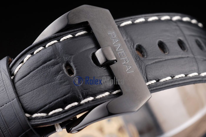 Panerai replica radiomir chronograph pro-hunter pvd strip leather imitazione copia - immagine 6