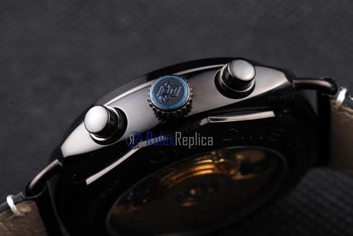 Panerai replica radiomir chronograph pro-hunter pvd strip leather imitazione copia - immagine 10