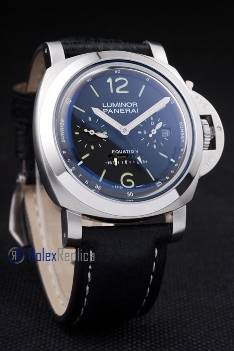 Panerai replica luminor marina equation acciaio strip leather imitazione copia - immagine 2