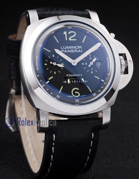 Panerai replica luminor marina equation acciaio strip leather imitazione copia