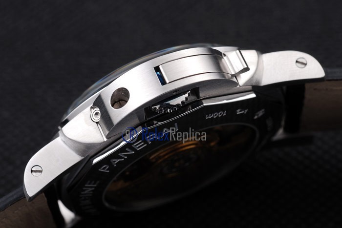 Panerai replica luminor marina equation acciaio strip leather imitazione copia - immagine 10