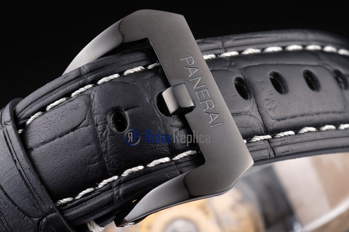Panerai replica luminor regatta flyback pro-hunter strip leather imitazione copia - immagine 6