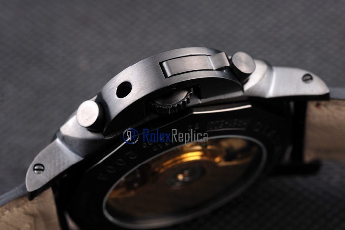 Panerai replica luminor regatta flyback pro-hunter strip leather imitazione copia - immagine 10