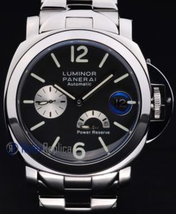 Panerai replica luminor marina power reserve acciaio black dial imitazione copia