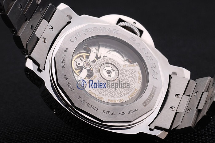 Panerai replica luminor marina power reserve acciaio black dial imitazione copia - immagine 11