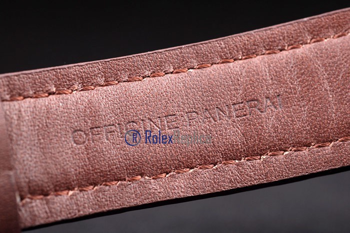 Panerai replica luminor marina submersible 8 giorni strip leather imitazione copia - immagine 8