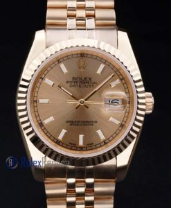 Alternative view of rolex replica datejust full oro barrette orologio imitazione