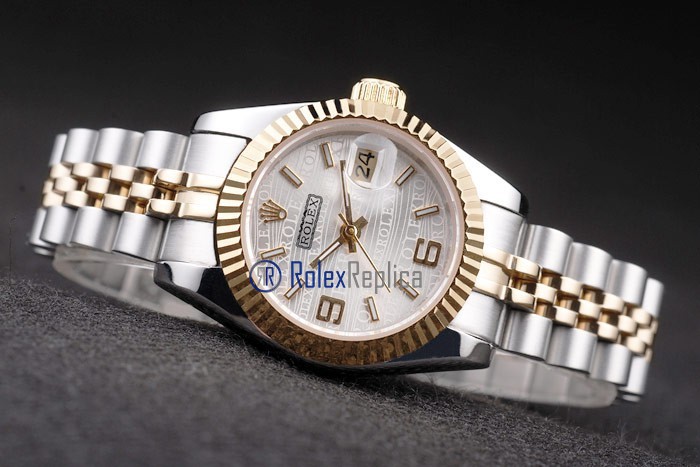 rolex replica datejust acciaio oro 369 centenario orologio imitazione - immagine 5