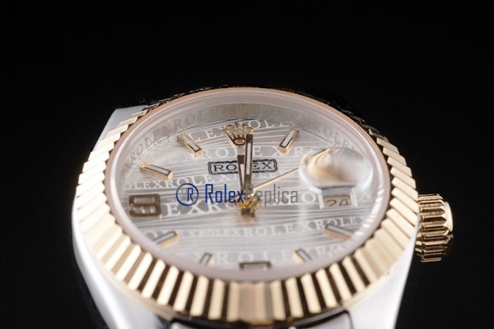 rolex replica datejust acciaio oro 369 centenario orologio imitazione - immagine 6