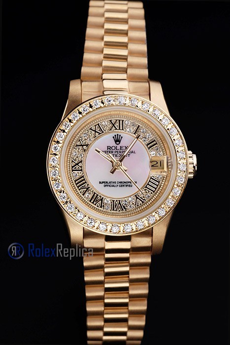 rolex replica datejust lady SARU roman orologio imitazione - immagine 4