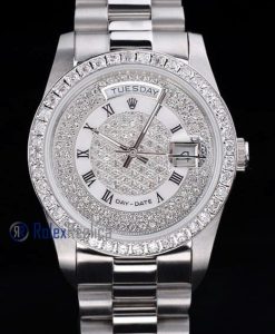 rolex replica daydate acciaio SARU orologio imitazione