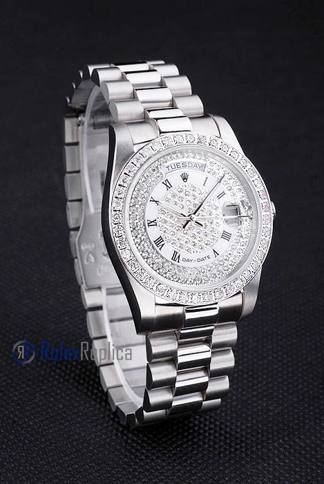 rolex replica daydate acciaio SARU orologio imitazione - immagine 4