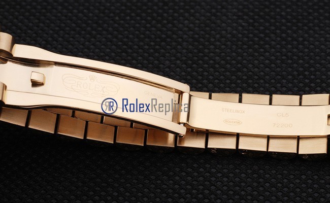 rolex replica daydate oro SARU green arab orologio imitazione - immagine 9