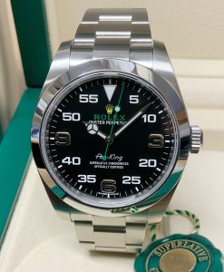 rolex replica airking new basilea black dial orologio replica copia