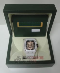 richard mille replica skull nano skeletron limited edition white strip rubber-b