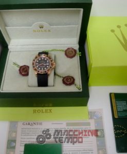 Alternative view of rolex replica yacht master I rose gold  SARU strip rubber-b orologio replica