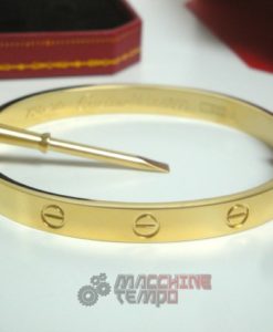 Cartier replica gioielli bracciale love oro giallo