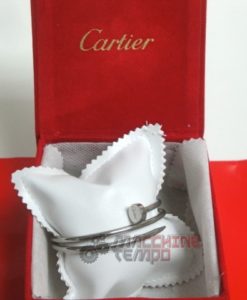 Cartier replica gioielli bracciale juste un clou oro bianco