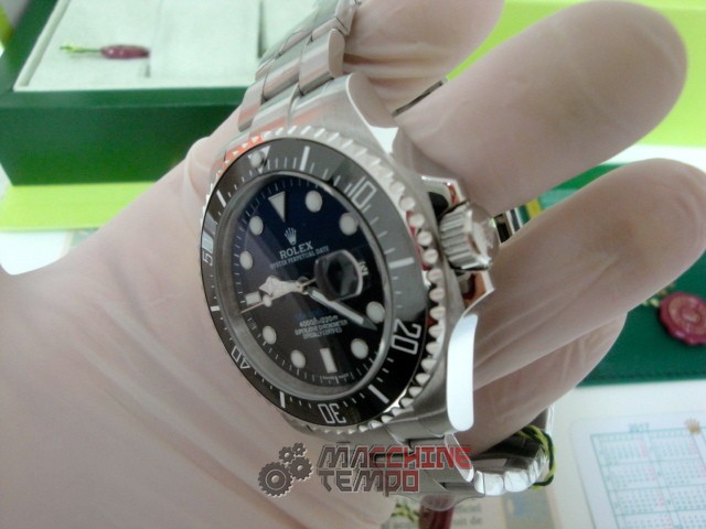 rolex replica seadweller dial blue new basilea orologio replica copia lusso imitazione - immagine 11
