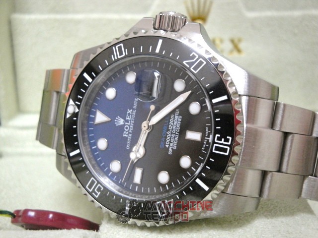 rolex replica seadweller dial blue new basilea orologio replica copia lusso imitazione - immagine 18