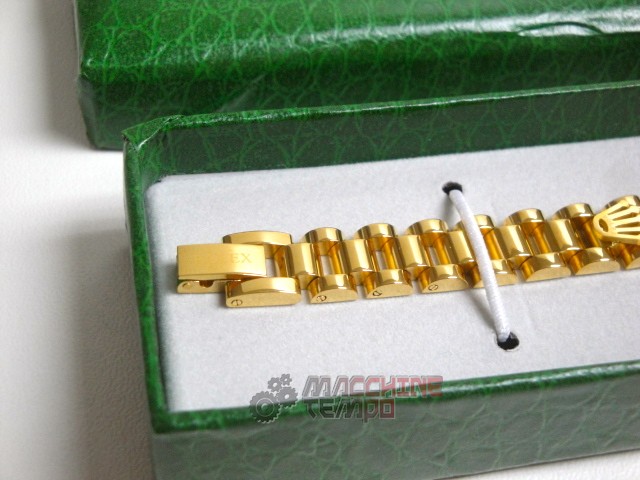 Rolex replica gioielli bracciale jubilèè oro giallo - immagine 3