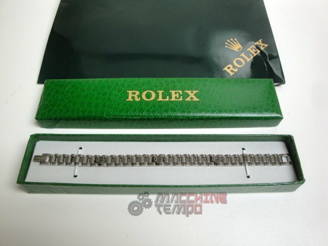 Rolex replica gioielli bracciale jubilèè oro bianco - immagine 2