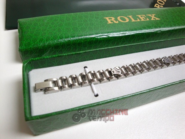 Rolex replica gioielli bracciale jubilèè oro bianco - immagine 3