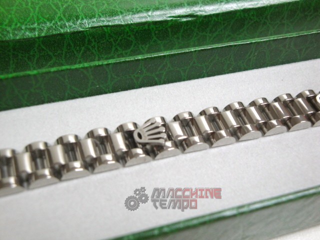 Rolex replica gioielli bracciale jubilèè oro bianco - immagine 4