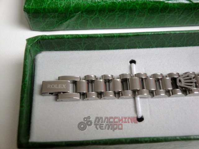 Rolex replica gioielli bracciale jubilèè oro bianco - immagine 5