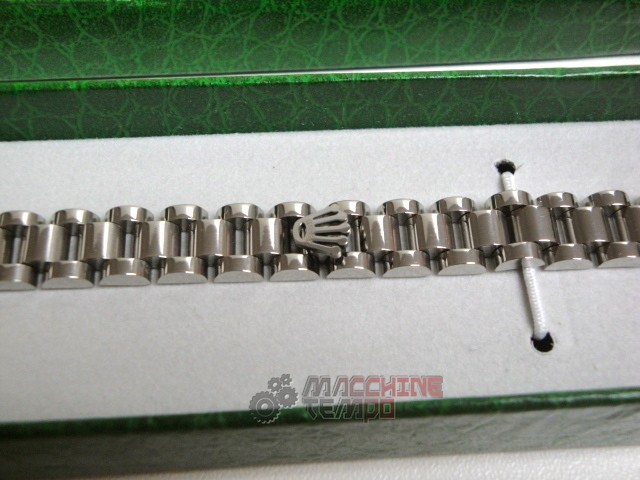 Rolex replica gioielli bracciale jubilèè oro bianco - immagine 6