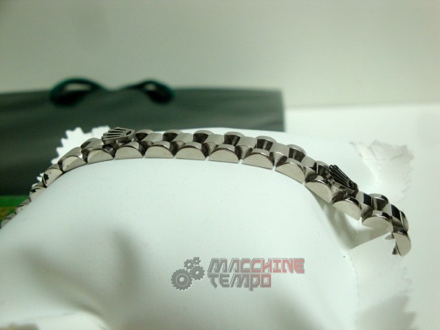 Rolex replica gioielli bracciale jubilèè oro bianco - immagine 11