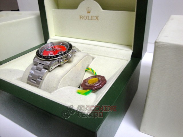rolex replica daytona paulnewman 6263 california red dial vintage orologio replica copia - immagine 6