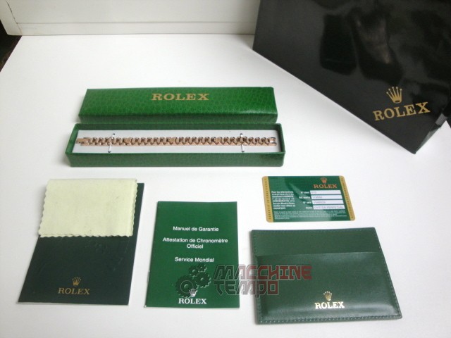 Rolex replica gioielli bracciale jubilèè everose - immagine 2