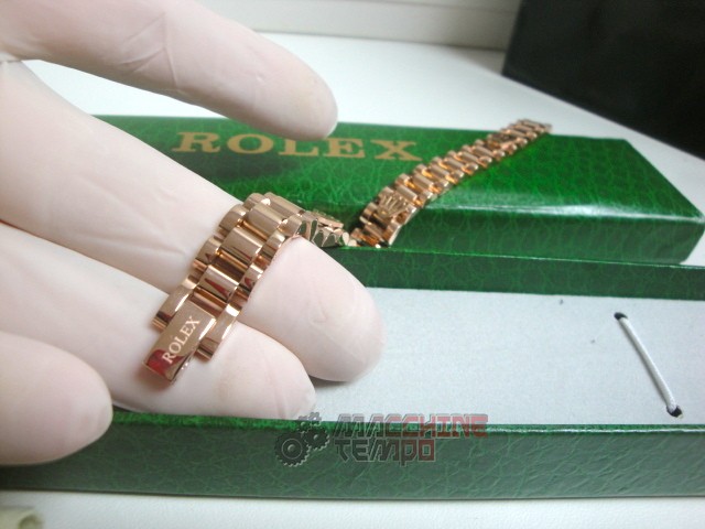 Rolex replica gioielli bracciale jubilèè everose - immagine 5