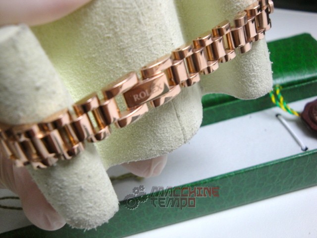Rolex replica gioielli bracciale jubilèè everose - immagine 10